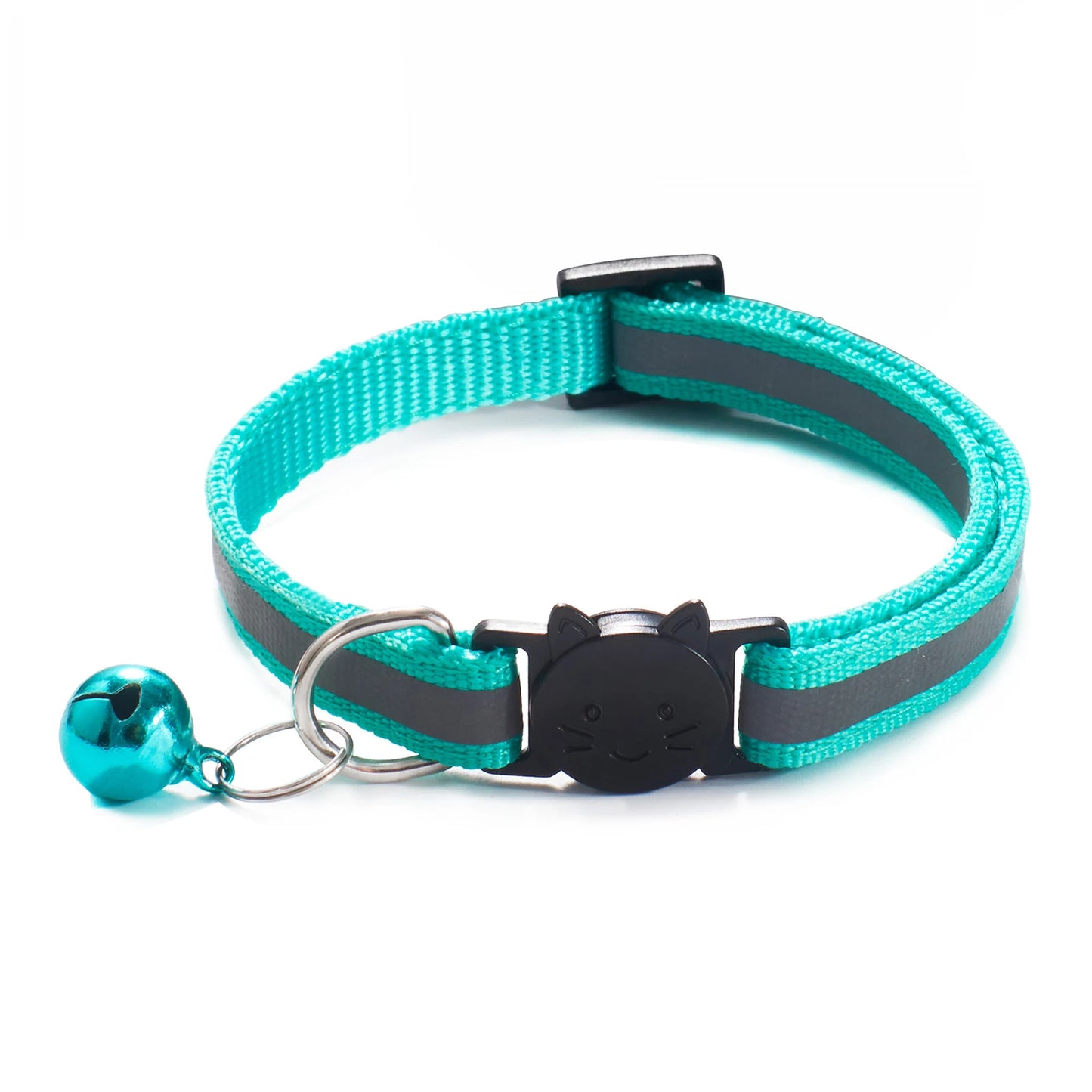 Reflective Colorful Breakaway Cat Collar with bell - Love My Pet