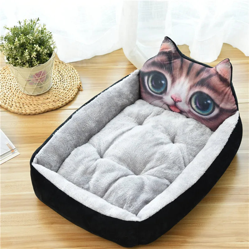 Cartoon Comfy Pet Beds - Love My Pet