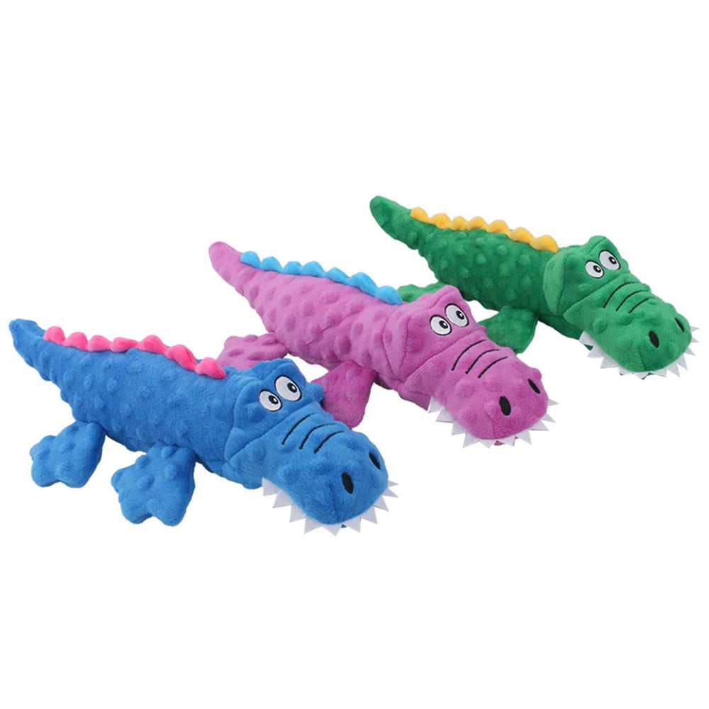 Cartoon Alligator-Shaped Chew-Resistant Toys