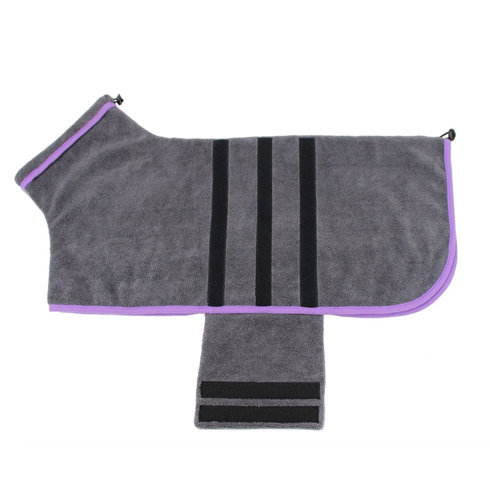 Dog Bathrobe And Towel
