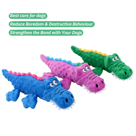 Cartoon Alligator-Shaped Chew-Resistant Toys