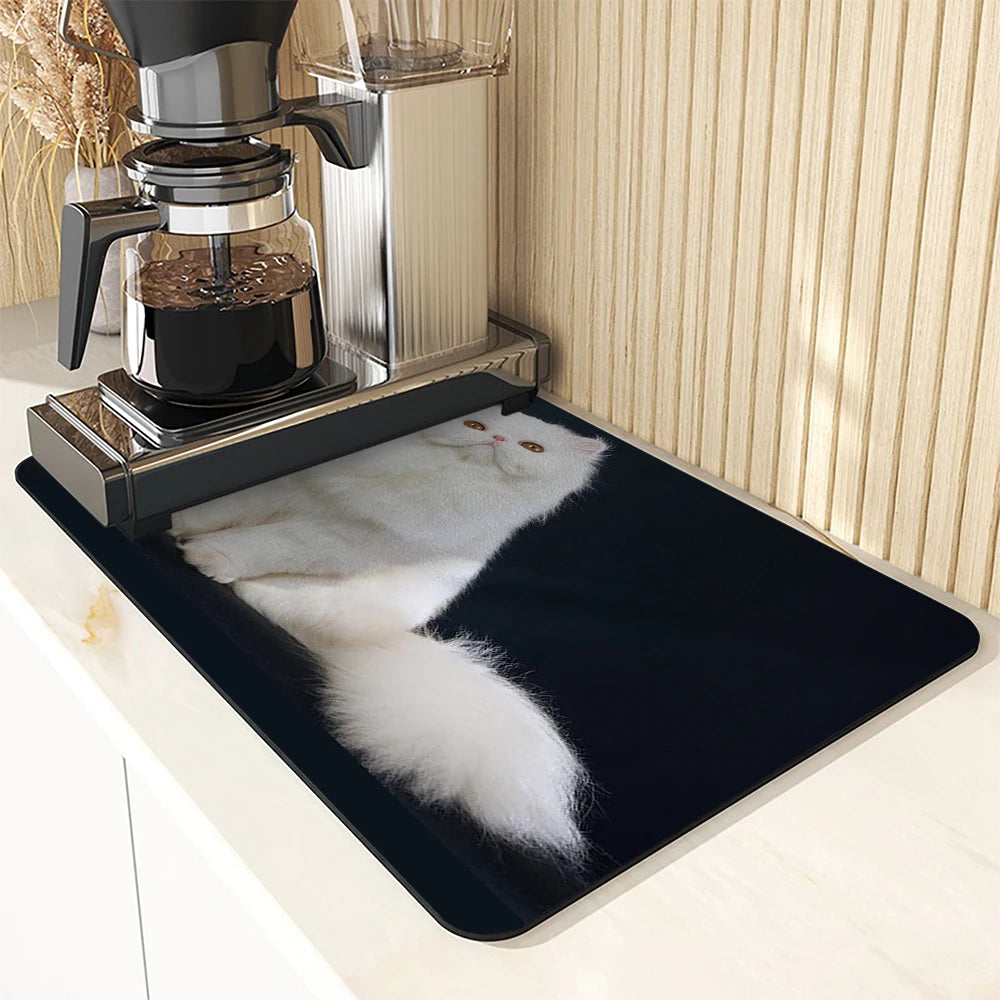 Super Absorbent Anti Skid Large Kitchen Absorbent Cat Mat