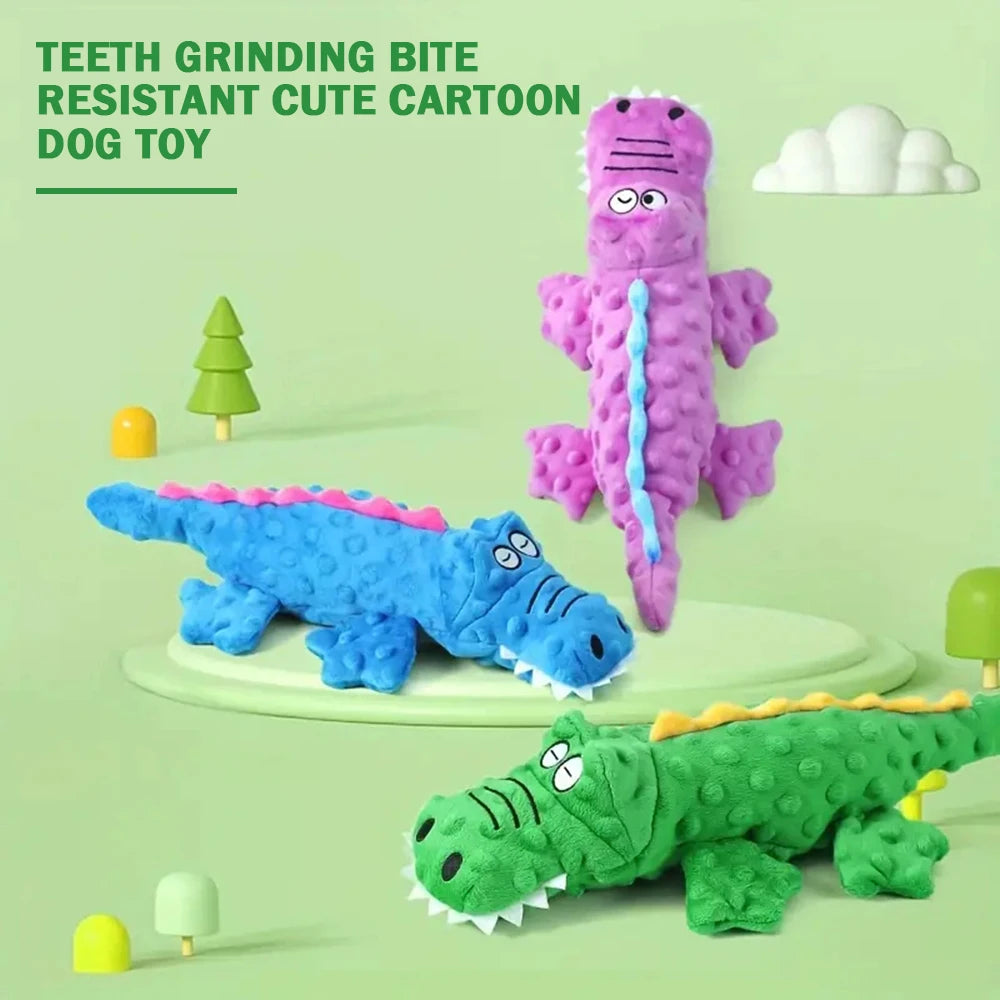 Cartoon Alligator-Shaped Chew-Resistant Toys