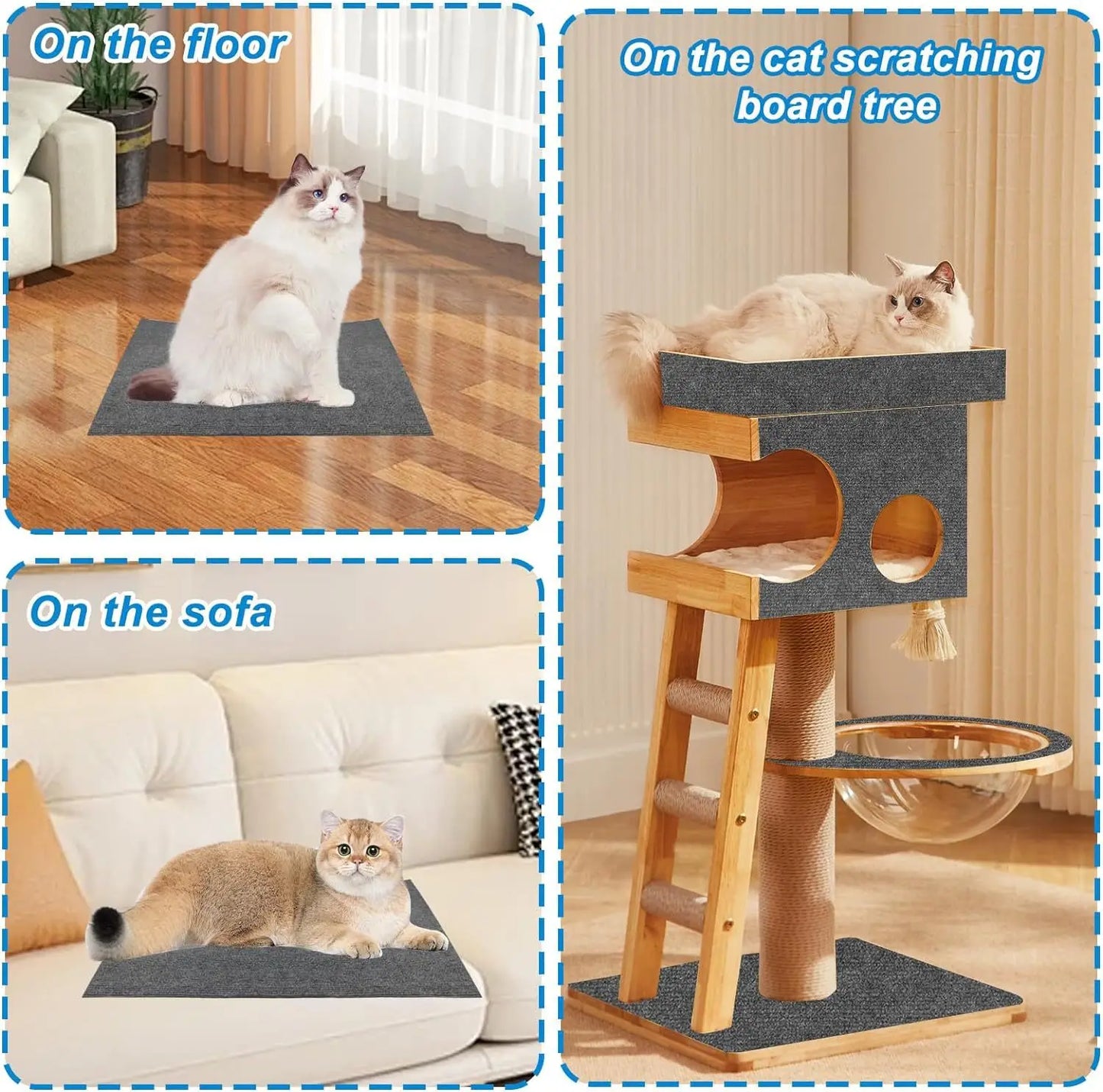 Self-Adhesive Anti Scratch Carpet - Love My Pet