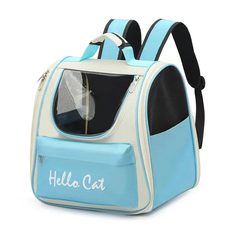 Breathable Portable "Hello Cat" Backpack