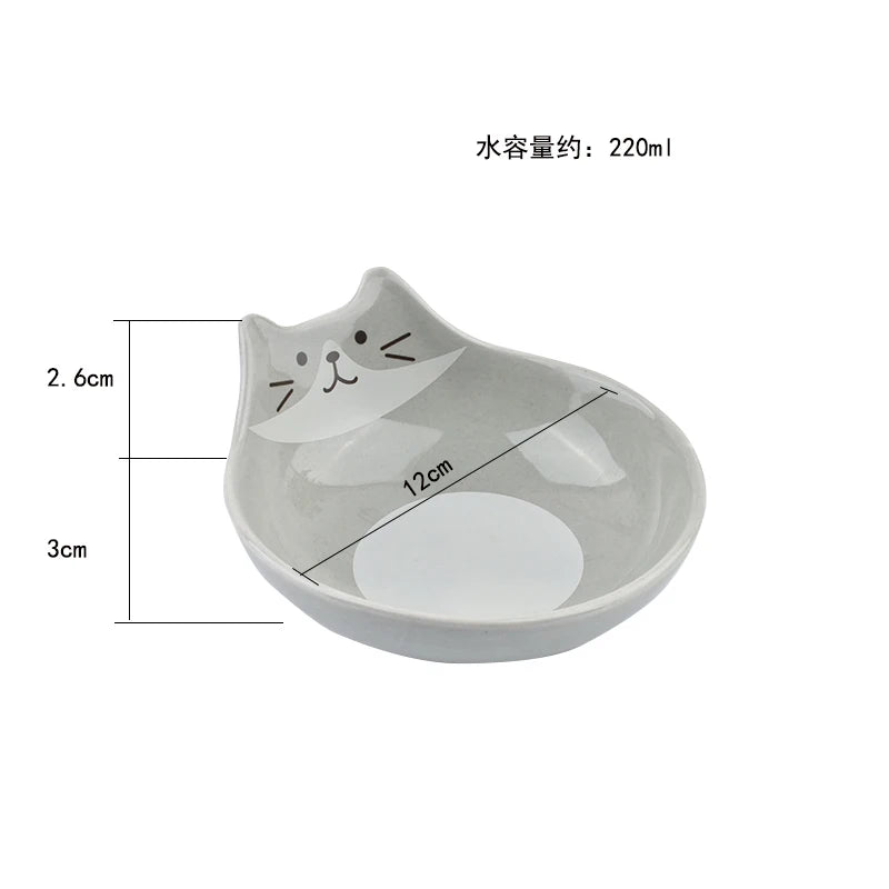 Cartoon Cat Ceramic Bowls