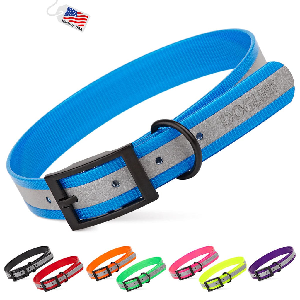 Biothane Translucent Reflective Dog Collar