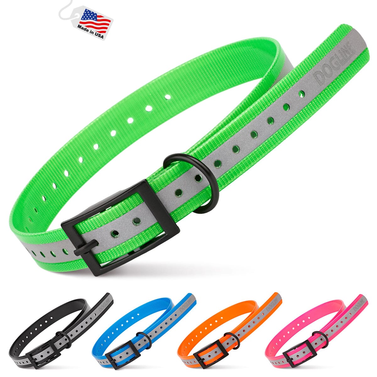 Biothane E-Collar Replacement Reflective Strap
