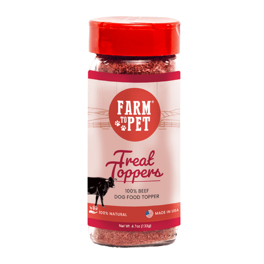 Treat Topper Beef Dog Food Topper | Powdered Meal Topper for Pets