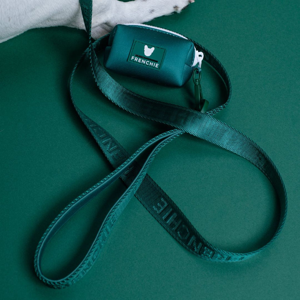 Frenchie Comfort Leash - Solid Emerald City