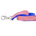 1″ Stars and Stripes Ribbon Dog Leash