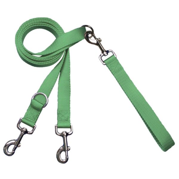 Euro Dog Leash Double Connection (Multiple Color Options)