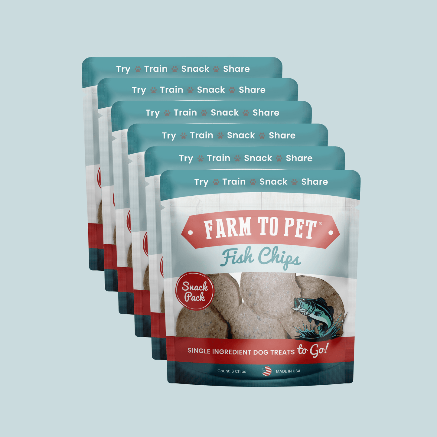 Fish Chips Snack Pack Bundles | Dog Treats for Training & Travel