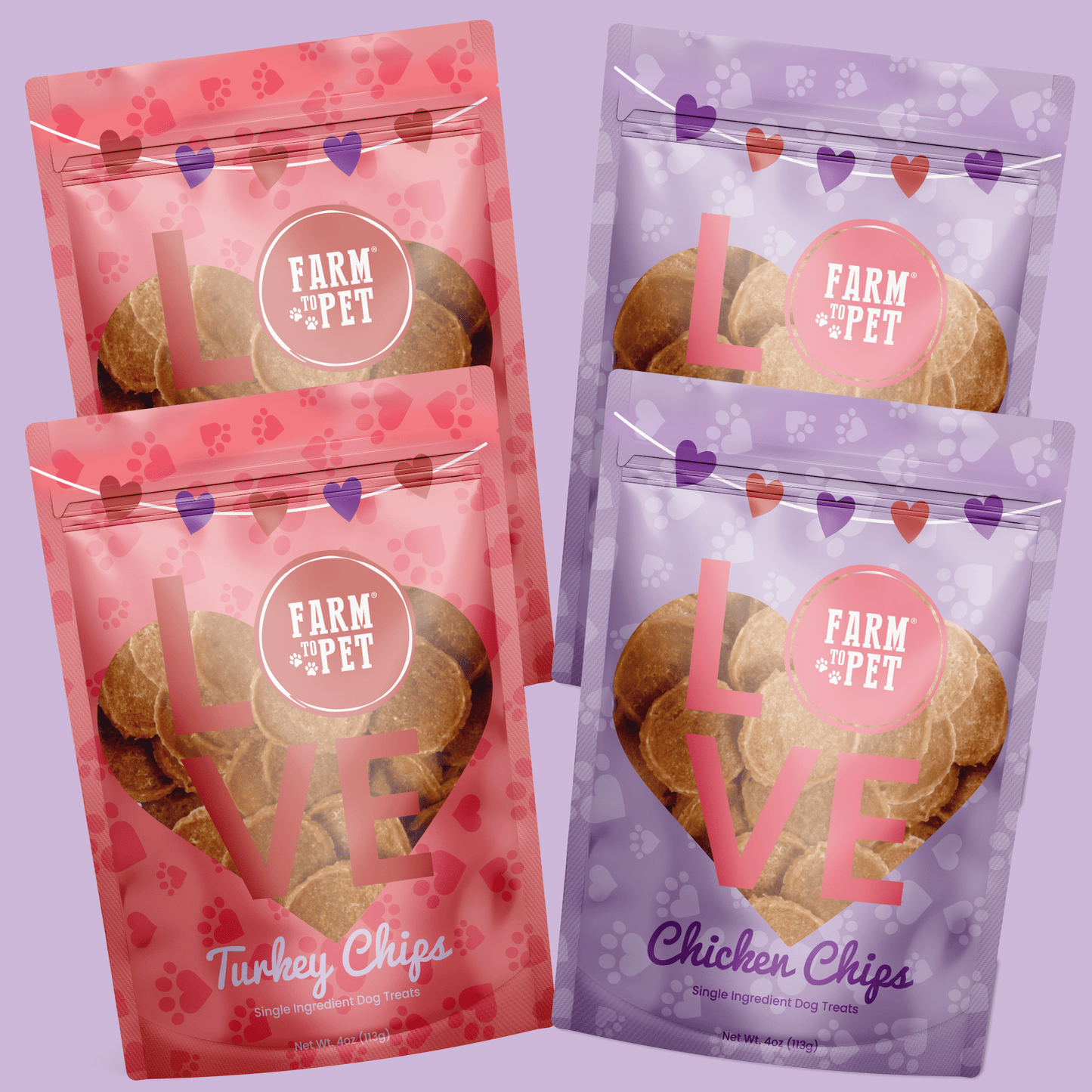 Puppy Love Dog Treat | Poultry Treat Variety Pack