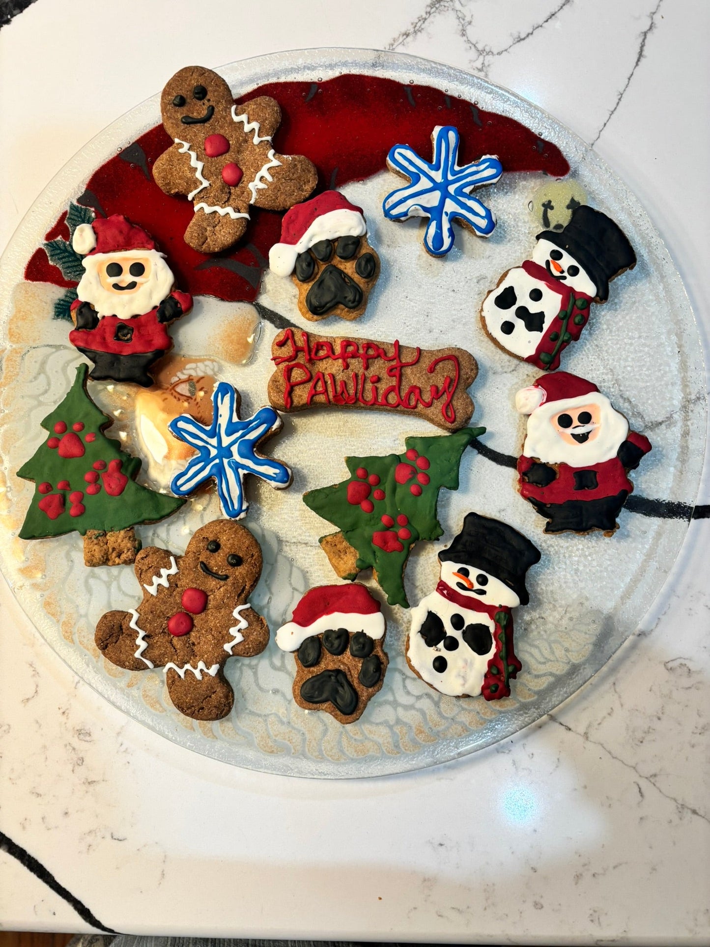 Whimiscal Organic Christmas Dog Cookie Box