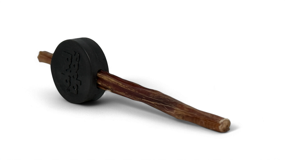Hockey Puck Durable PUP-X Rubber Treat Holder and Chew Toy