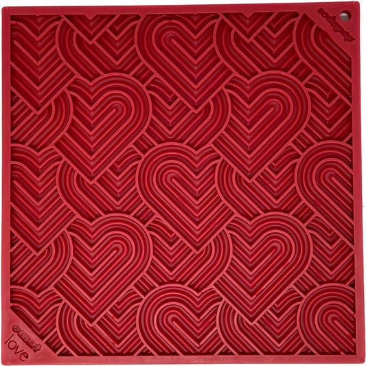 Heart Design "Love" eMat Lick Mat