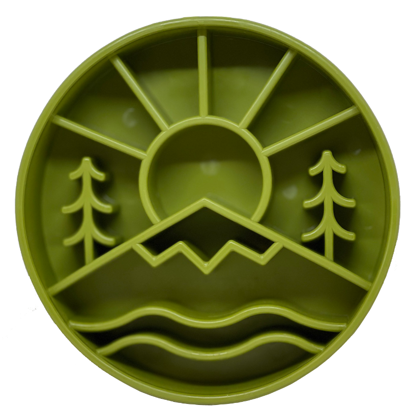 Great Outdoors Design eBowl Enrichment Slow Feeder Bowl for Dogs