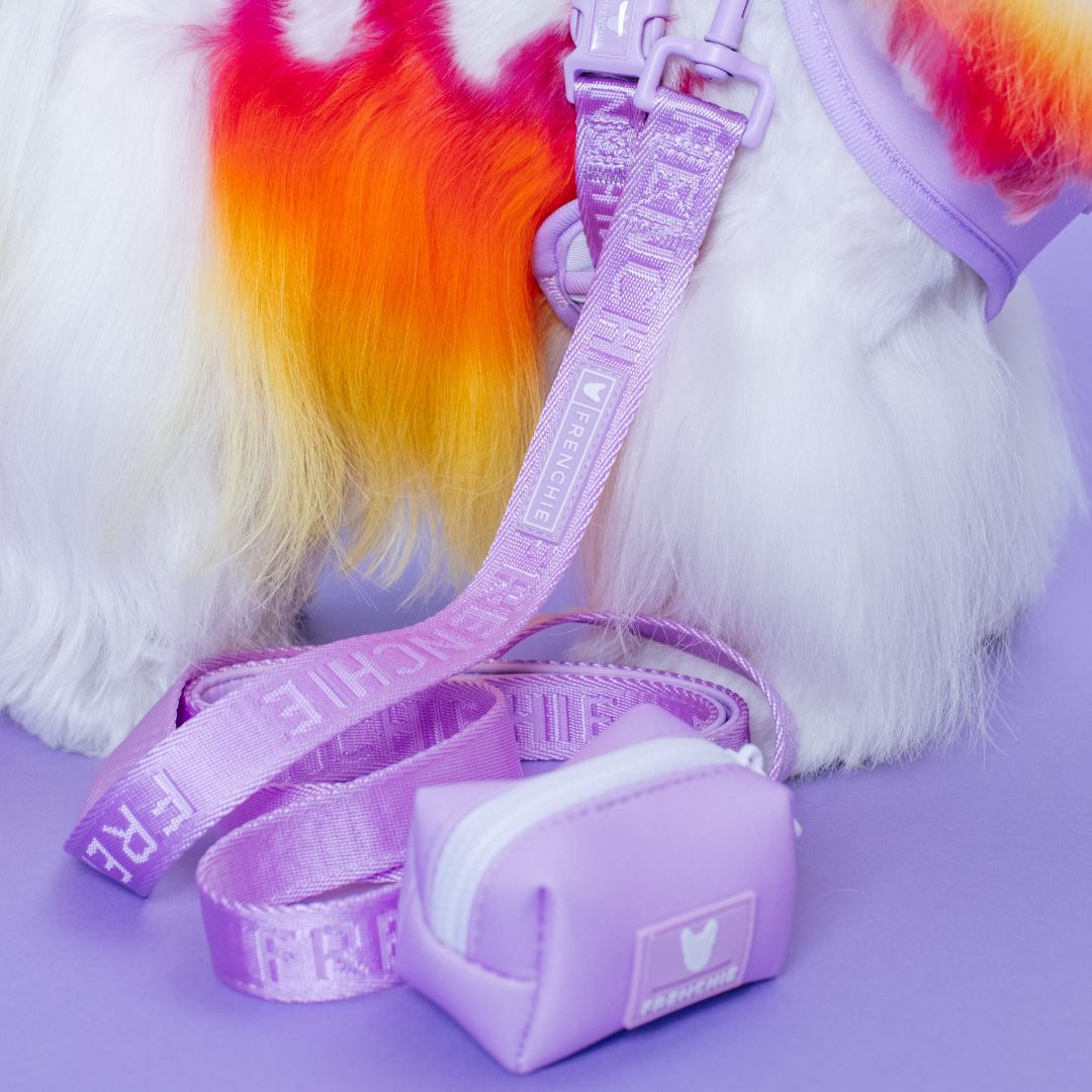 Frenchie Poo Bag Holder - Solid Lavender