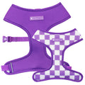 Frenchie Duo Reversible Harness - Solid Purple