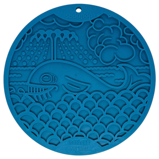 Whale Design eMat Enrichment Lick Mat With Suction Cups