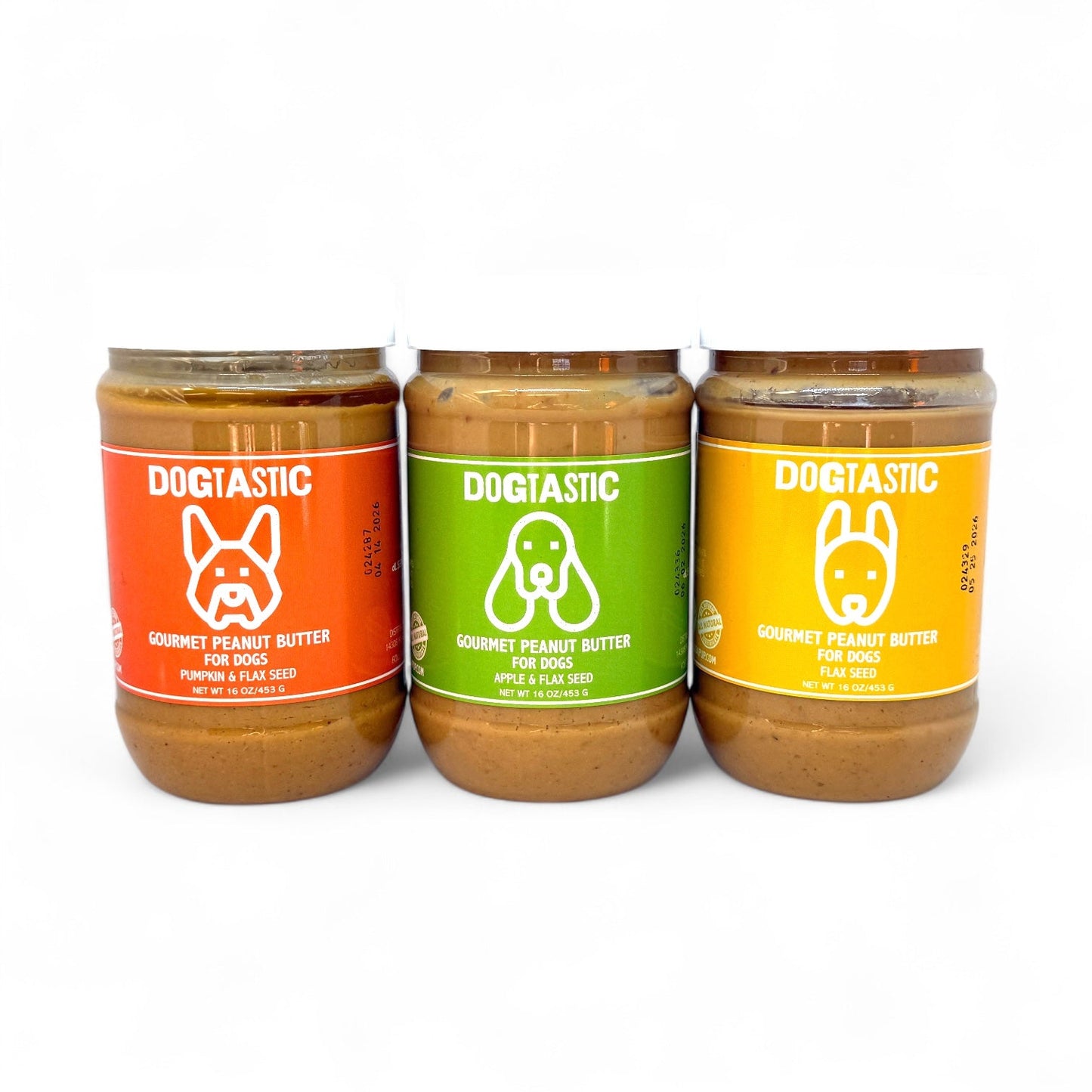 Dogtastic Gourmet Peanut Butter for Dogs - Flax Seed - 25% off