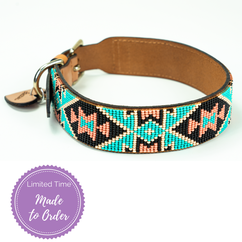 Santorini Sambboho dog collar (made to order)