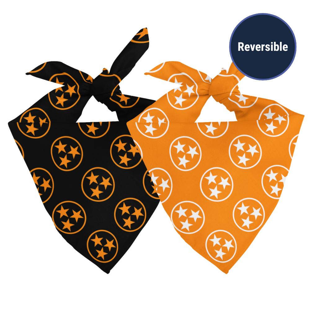 Tennessee Tri-Star Dog Bandana
