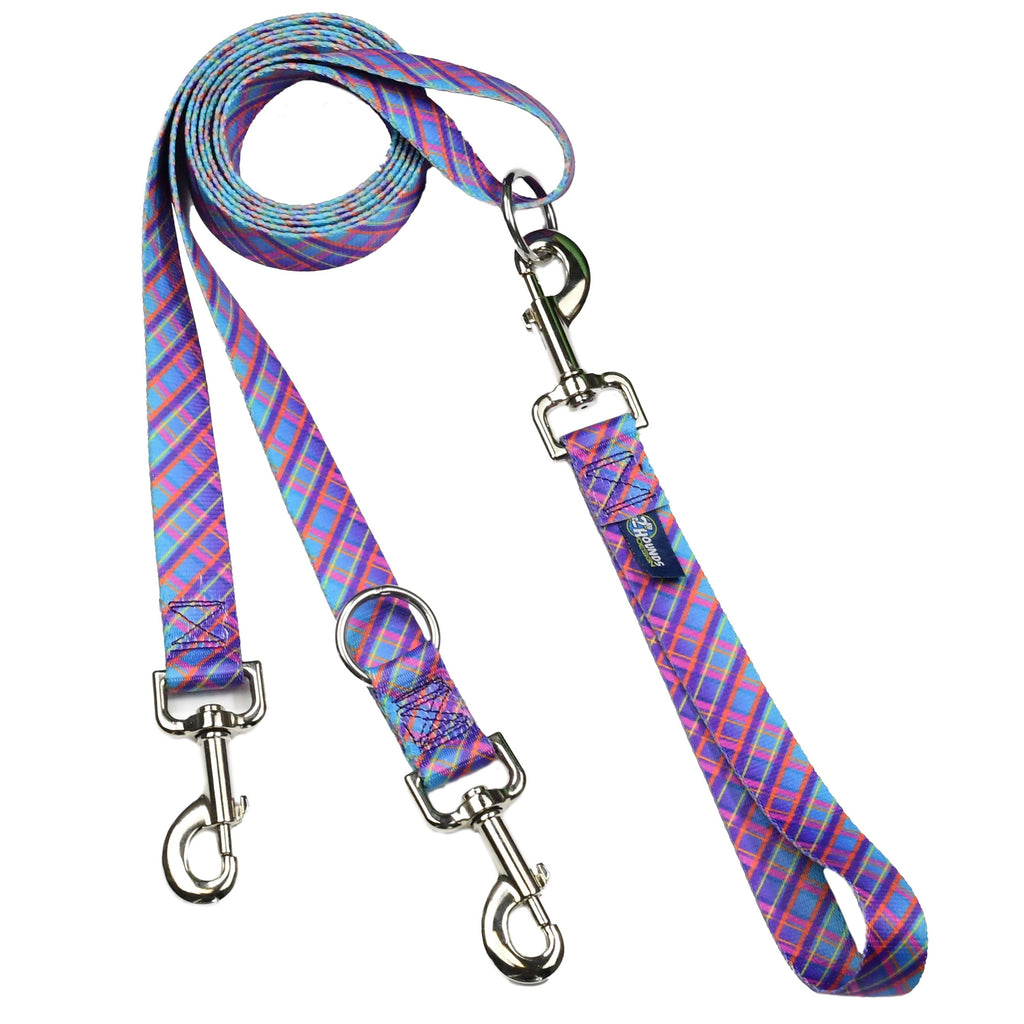 Twilight Glow Blue Plaid Freedom No-Pull Dog Harness – EarthStyle