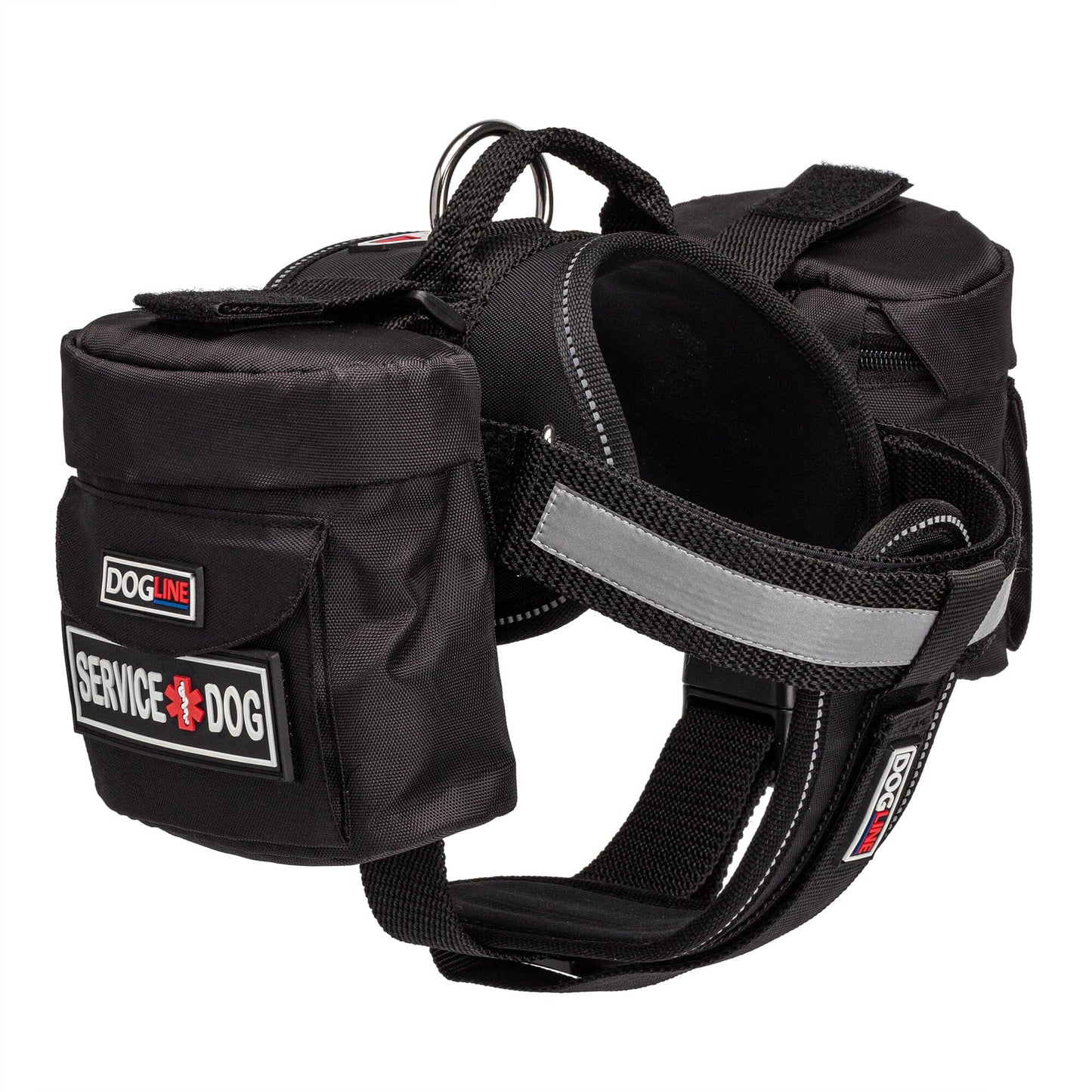 Removable Utility Side Bags for Dog Harness