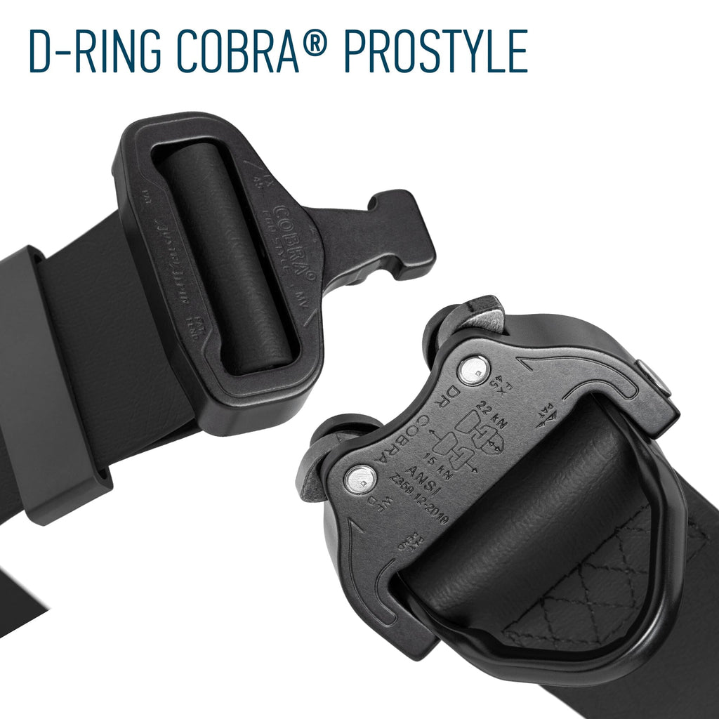 Viper BioThane Tactical Dog Collar with Cobra Buckle, 1.75" Wide