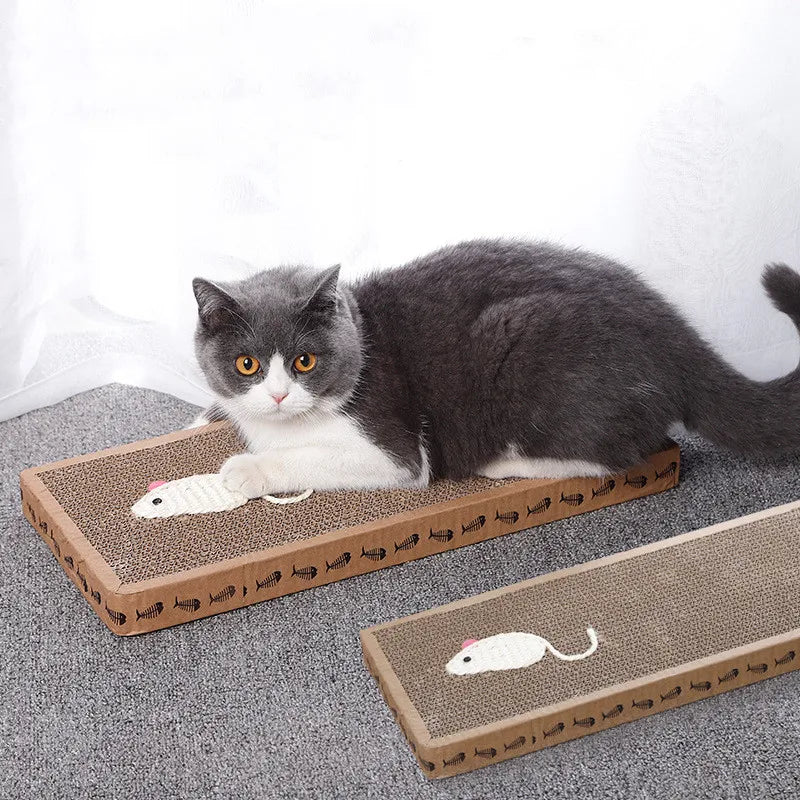 Cat Scratcher With Cute Mouse - Love My Pet