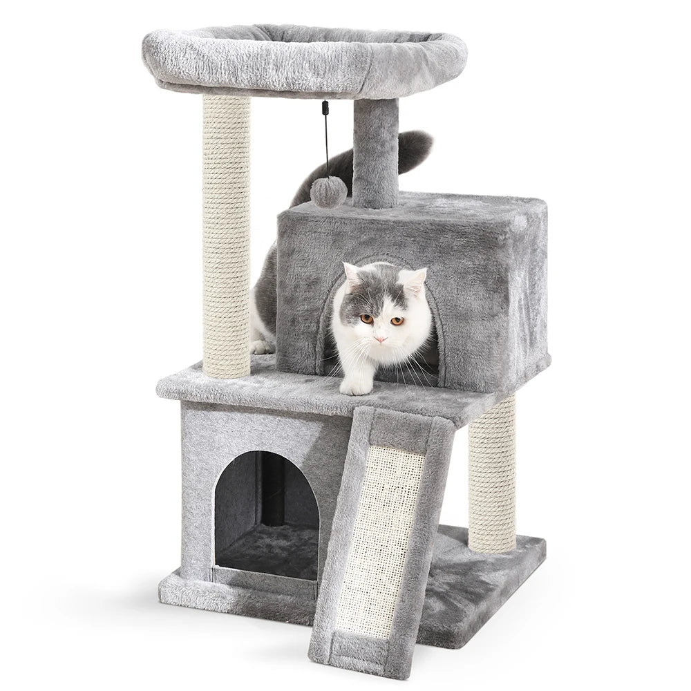 Cat Tree House Condo Playground, Multi-Level Tower