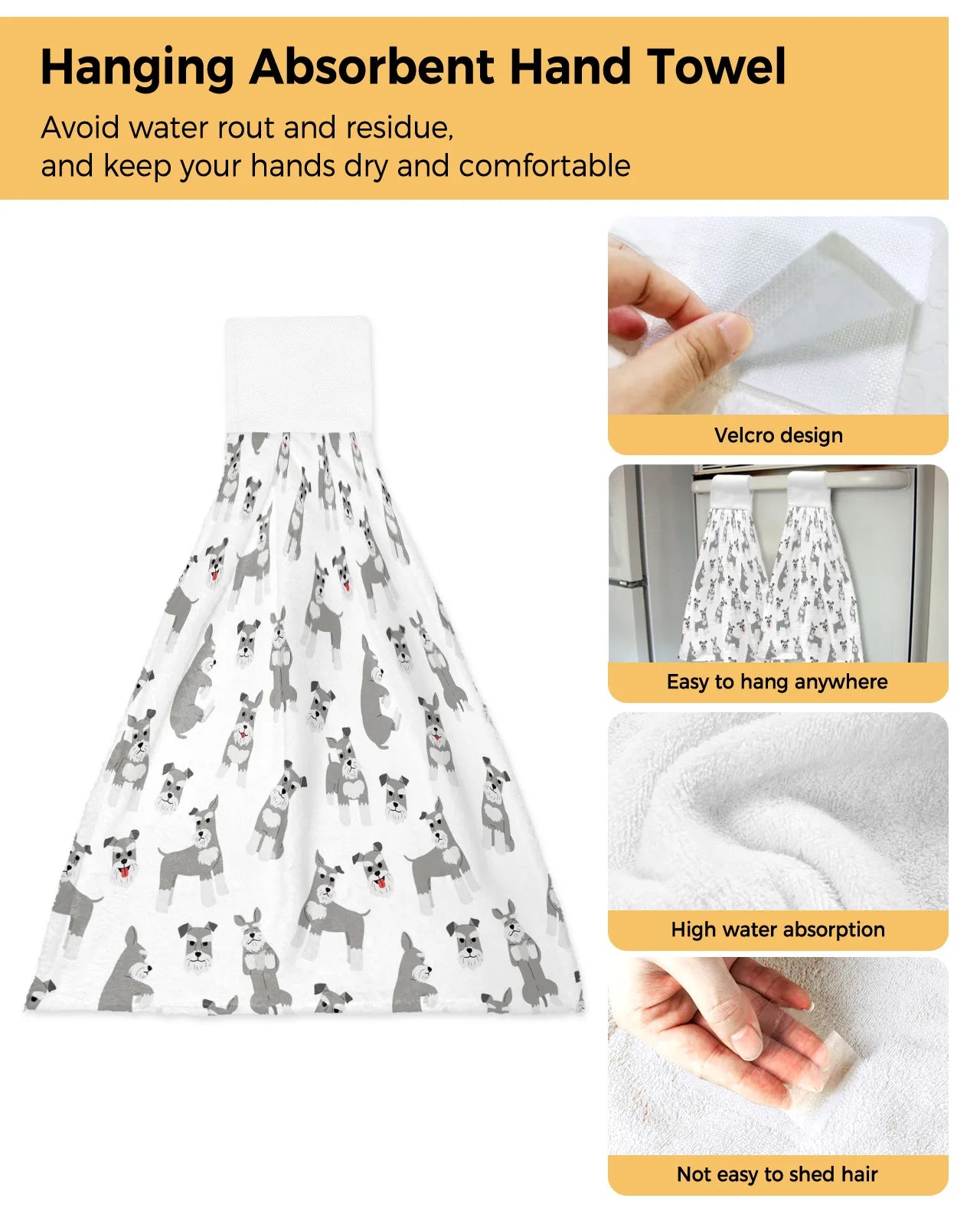 Cartoon Pet Hand Towel