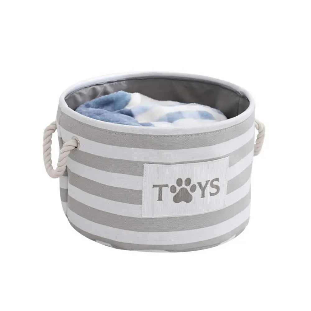 Large Capacity Pet Toy Storage Basket