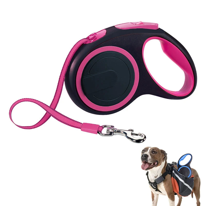 Durable Nylon Retractable Dog Leash 3/5/8M