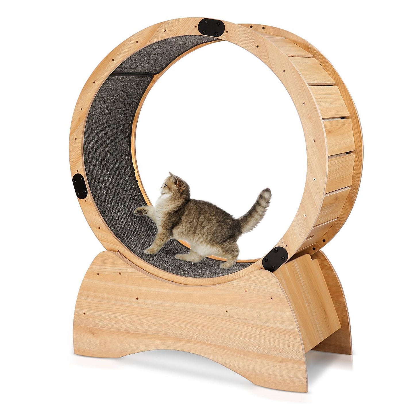 Cat Exercise Wheel Cat Treadmill With Carpeted Runway