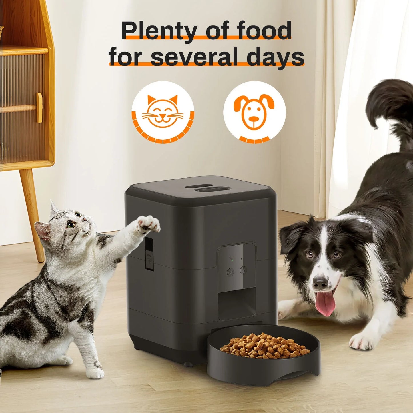 2L Smart Control Pet Feeder WIFI Pet Food Dispenser - Love My Pet