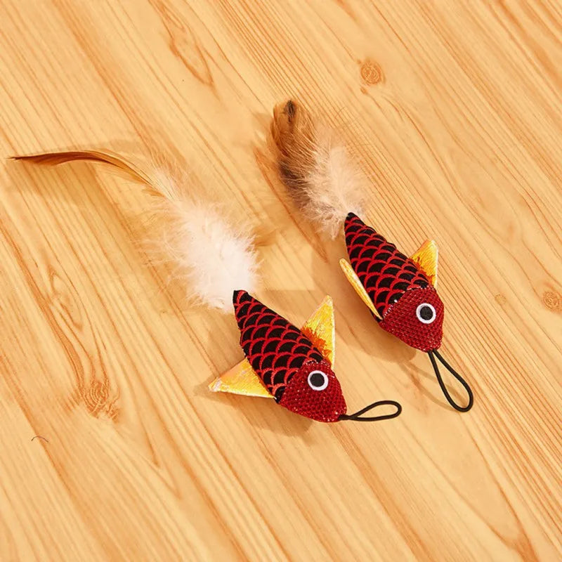 Telescopic Fishing Rod Cat Teaser Toys
