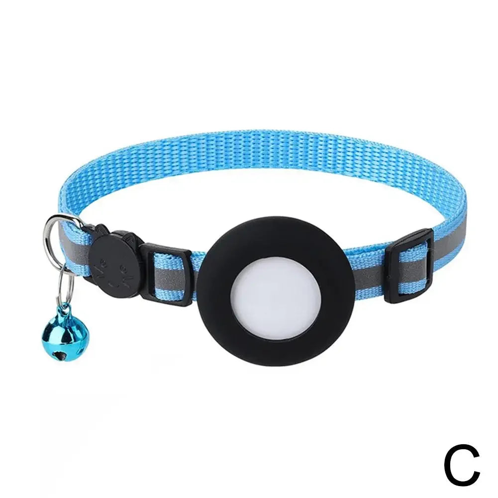 Reflective Pet Tracker Collar With Bell - Love My Pet