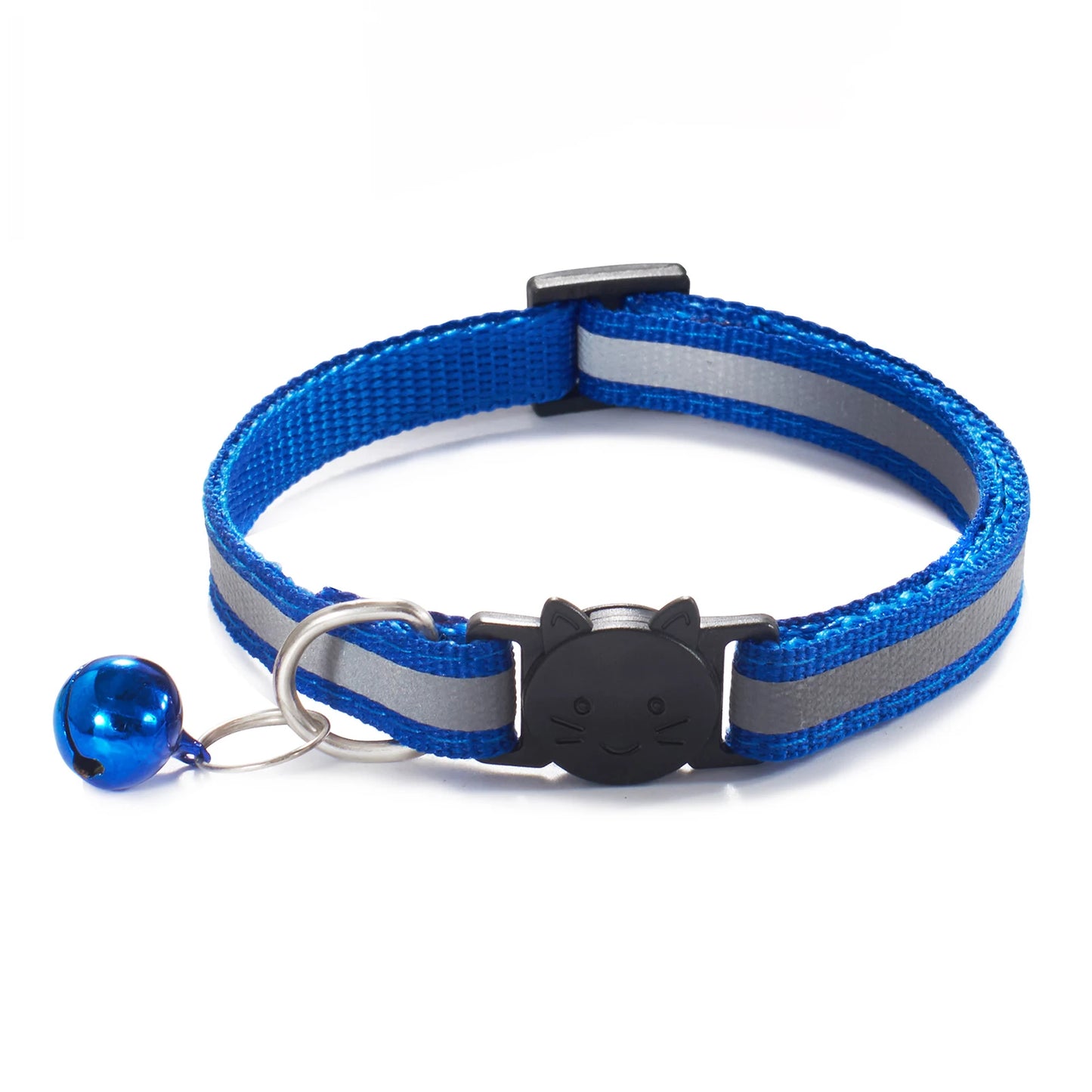 Reflective Colorful Breakaway Cat Collar with bell - Love My Pet