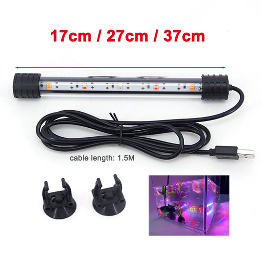 Multi-color Aquarium USB power LED Lighting, Submersible