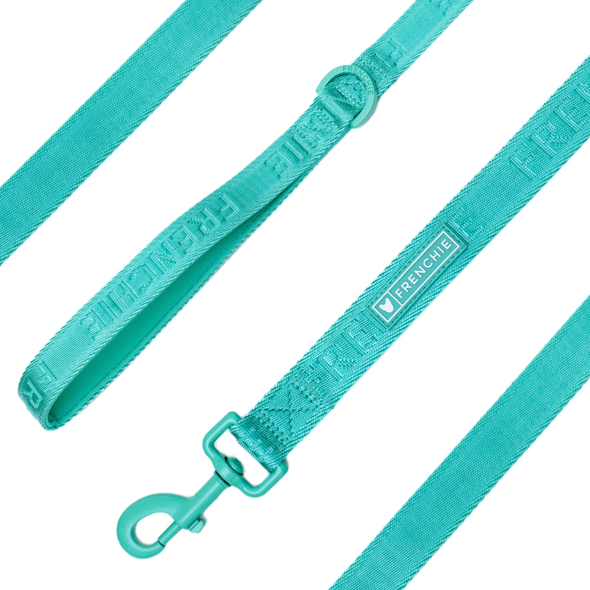 Frenchie Comfort Leash - Solid Aqua