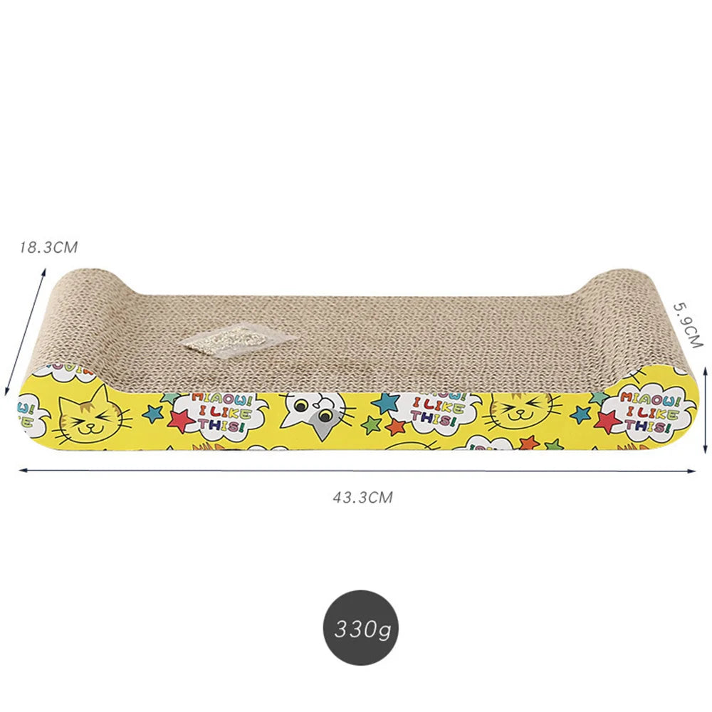 Cartoon Cat Scratching Board