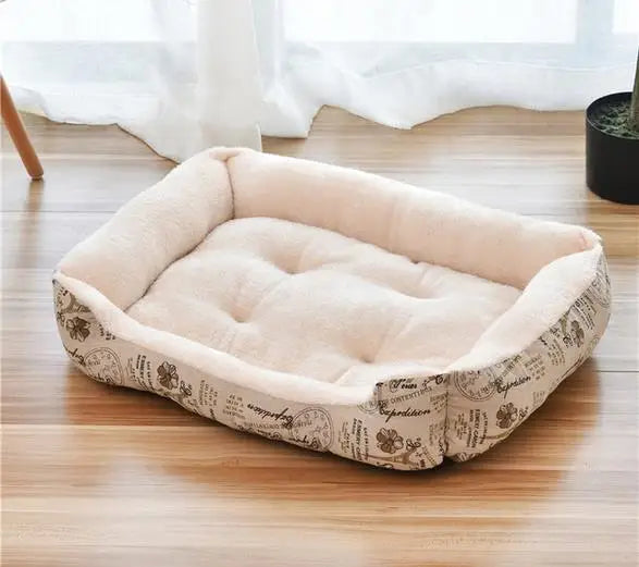 Four Seasons Warm Washable Pet Bed Many Colors