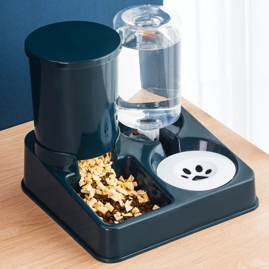 Automatic Dog Cat Feeder and Water Dispenser - Love My Pet