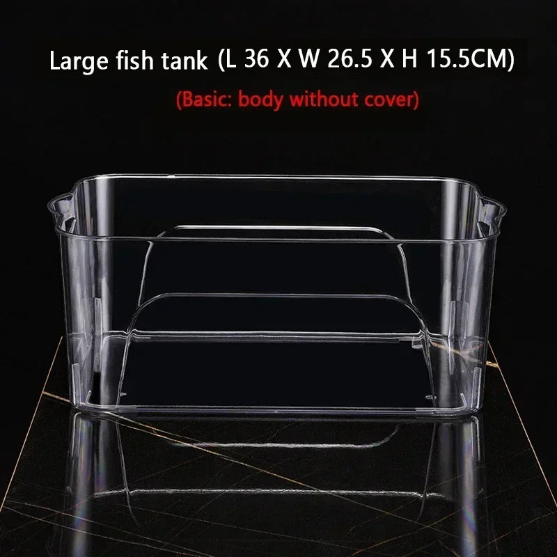 Transparent Acrylic Ornamental Fish Tank