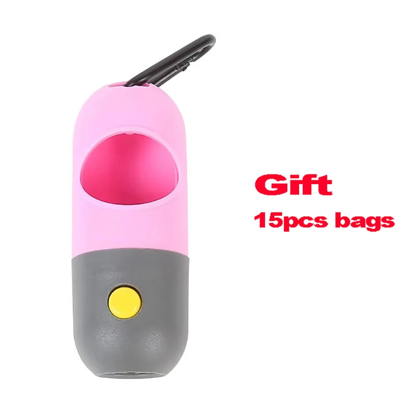 Dog Waste Bag Dispenser With LED Light