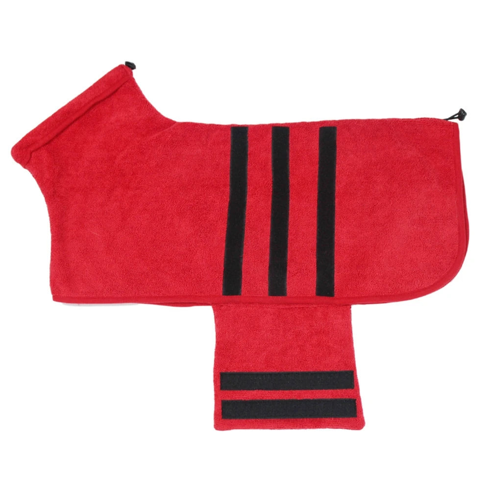 Dog Bathrobe And Towel