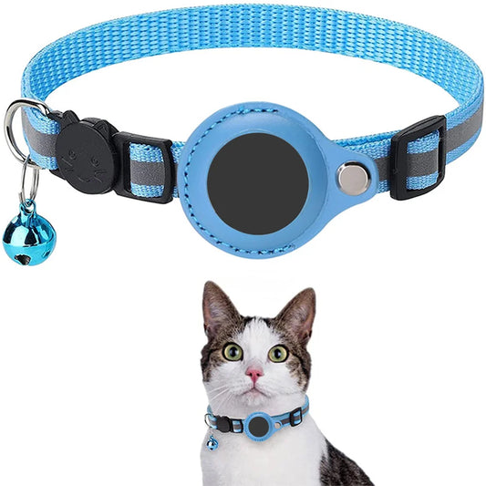 Airtag Cat Collars, Reflective With Bell - Love My Pet